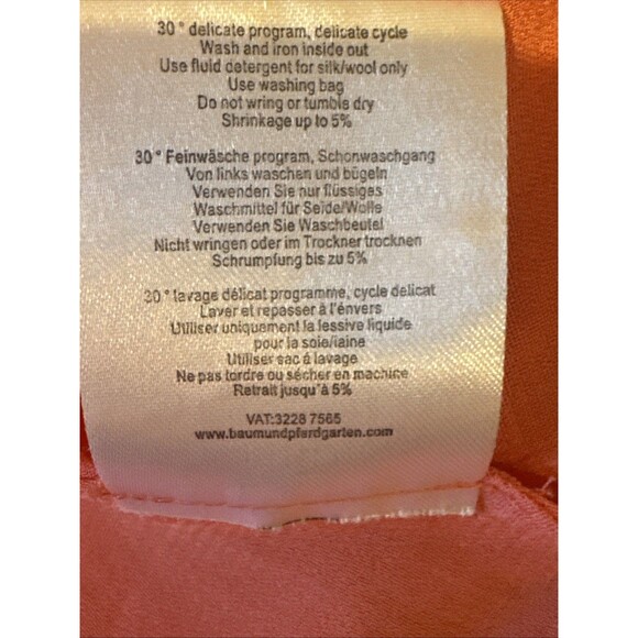 Baum und Pferdgarten Size 6 36 Pink Pink Abbot Midi Dress Ruffles - Picture 12 of 14